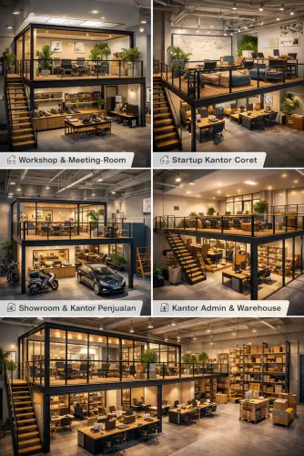 Mezzanine Ruang Kantor di Ujungberung
